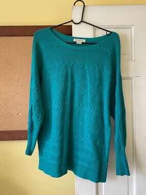 Liz Claiborne Teal Sweater